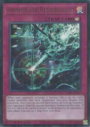 Annihilate Retroglight (CORI-EN079) - Chaos Origins 1st Edition Chaos Origins Yugioh Single Squirtle Squad Card Shop.