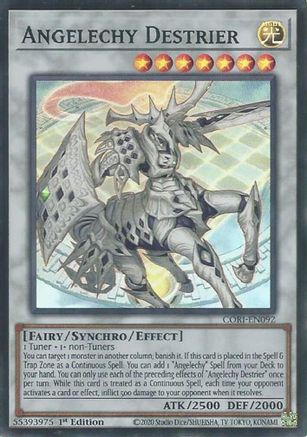 Angelechy Destrier (CORI-EN092) - Chaos Origins 1st Edition Chaos Origins Yugioh Single Squirtle Squad Card Shop.