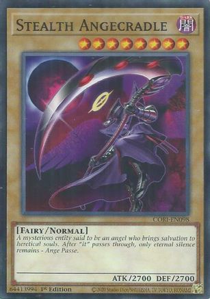 Stealth Angecradle (CORI-EN098) - Chaos Origins 1st Edition Chaos Origins Yugioh Single Squirtle Squad Card Shop.
