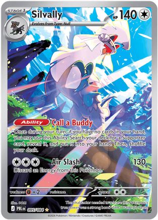 Mega Evolution - Pitch Black - Silvally 095/084 - clean card image