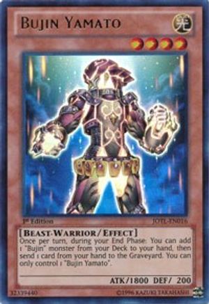 Bujin Yamato (JOTL-EN016) - Judgment of the Light Unlimited Judgment of the Light Yugioh Single Squirtle Squad Card Shop.