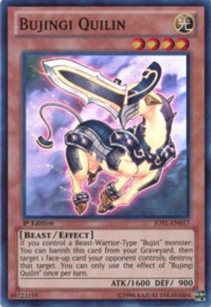 Bujingi Quilin (JOTL-EN017) - Judgment of the Light 1st Edition Judgment of the Light Yugioh Single Squirtle Squad Card Shop.