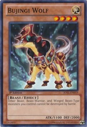 Bujingi Wolf (JOTL-EN019) - Judgment of the Light 1st Edition Judgment of the Light Yugioh Single Squirtle Squad Card Shop.