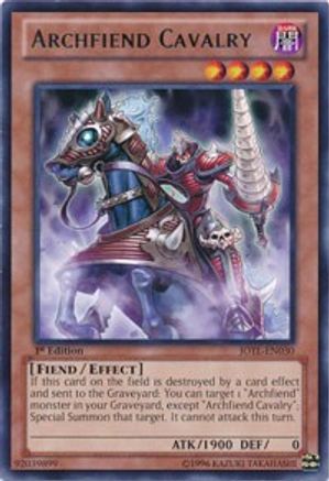 Archfiend Cavalry (JOTL-EN030) - Judgment of the Light Unlimited Judgment of the Light Yugioh Single Squirtle Squad Card Shop.