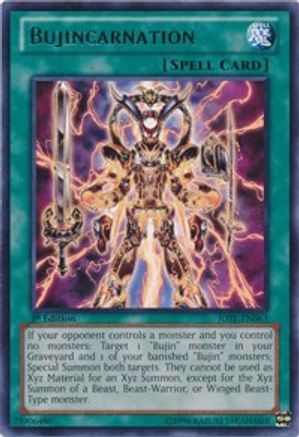 Bujincarnation (JOTL-EN063) - Judgment of the Light Unlimited Judgment of the Light Yugioh Single Squirtle Squad Card Shop.