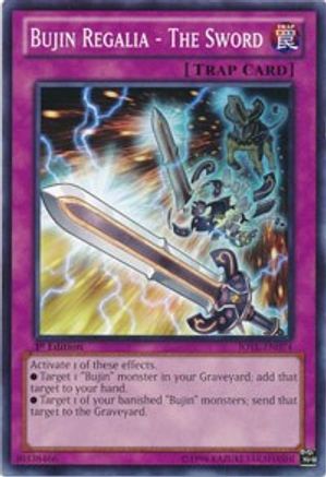 Bujin Regalia - The Sword (JOTL-EN074) - Judgment of the Light 1st Edition Judgment of the Light Yugioh Single Squirtle Squad Card Shop.