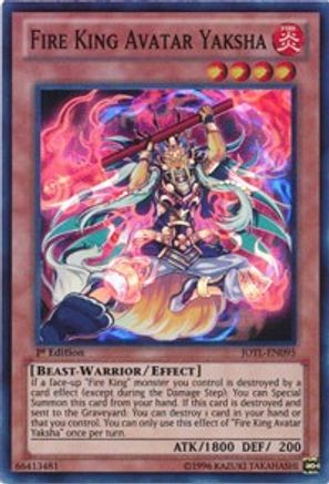 Fire King Avatar Yaksha (JOTL-EN095) - Judgment of the Light Unlimited Judgment of the Light Yugioh Single Squirtle Squad Card Shop.