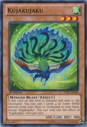 Kujakujaku (JOTL-EN098) - Judgment of the Light Unlimited Judgment of the Light Yugioh Single Squirtle Squad Card Shop.