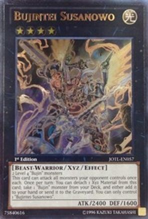 Bujintei Susanowo (UTR) (JOTL-EN057) - Judgment of the Light 1st Edition Judgment of the Light Yugioh Single Squirtle Squad Card Shop.