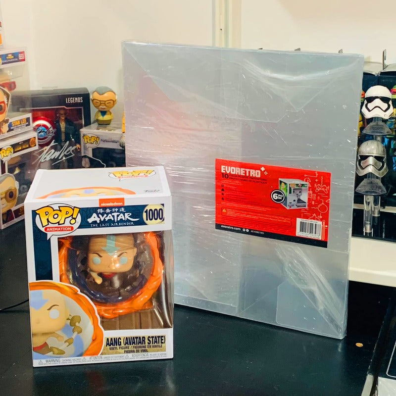 Funko Pop 6 inches EVORETRO PET Protectors - Pack of 10 EVORETRO Canada Funko Pop Protectors Squirtle Squad Card Shop.