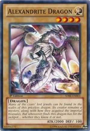 Alexandrite Dragon (SDBE-EN003) - Structure Deck: Saga of Blue-Eyes White Dragon 1st Edition Structure Deck: Saga of Blue-Eyes White Dragon Yugioh Single Squirtle Squad Card Shop.