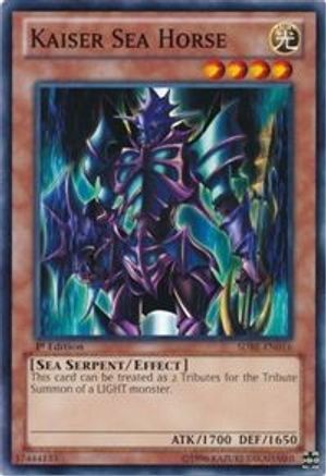 Kaiser Sea Horse (SDBE-EN016) - Structure Deck: Saga of Blue-Eyes White Dragon Unlimited Structure Deck: Saga of Blue-Eyes White Dragon Yugioh Single Squirtle Squad Card Shop.