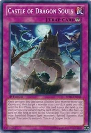 Castle of Dragon Souls (SDBE-EN033) - Structure Deck: Saga of Blue-Eyes White Dragon Unlimited Structure Deck: Saga of Blue-Eyes White Dragon Yugioh Single Squirtle Squad Card Shop.