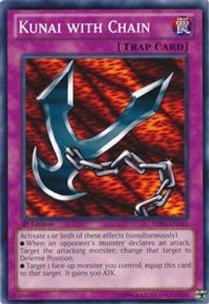 Kunai with Chain (SDBE-EN035) - Structure Deck: Saga of Blue-Eyes White Dragon Unlimited Structure Deck: Saga of Blue-Eyes White Dragon Yugioh Single Squirtle Squad Card Shop.