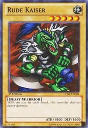 Rude Kaiser (LCJW-EN004) - Legendary Collection 4: Joey's World 1st Edition Legendary Collection 4: Joey's World Yugioh Single Squirtle Squad Card Shop.