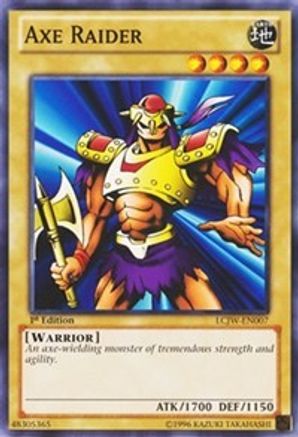 Axe Raider (LCJW-EN007) - Legendary Collection 4: Joey's World 1st Edition Legendary Collection 4: Joey's World Yugioh Single Squirtle Squad Card Shop.