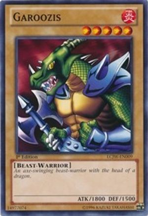 Garoozis (LCJW-EN009) - Legendary Collection 4: Joey's World 1st Edition Legendary Collection 4: Joey's World Yugioh Single Squirtle Squad Card Shop.