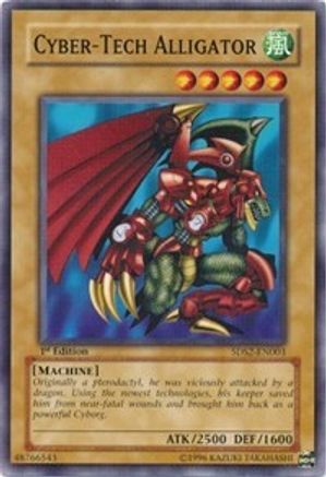Cyber-Tech Alligator (LCJW-EN011) - Legendary Collection 4: Joey's World 1st Edition Legendary Collection 4: Joey's World Yugioh Single Squirtle Squad Card Shop.