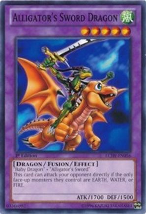 Alligator's Sword Dragon (LCJW-EN056) - Legendary Collection 4: Joey's World 1st Edition Legendary Collection 4: Joey's World Yugioh Single Squirtle Squad Card Shop.