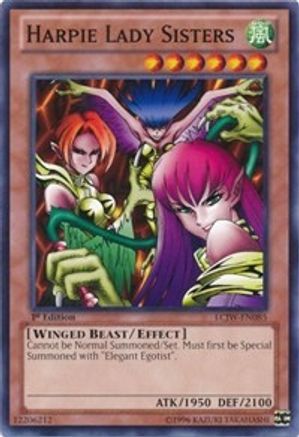 Harpie Lady Sisters (LCJW-EN085) - Legendary Collection 4: Joey's World 1st Edition Legendary Collection 4: Joey's World Yugioh Single Squirtle Squad Card Shop.
