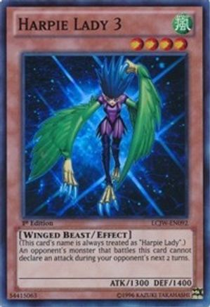 Harpie Lady 3 (LCJW-EN092) - Legendary Collection 4: Joey's World 1st Edition Legendary Collection 4: Joey's World Yugioh Single Squirtle Squad Card Shop.