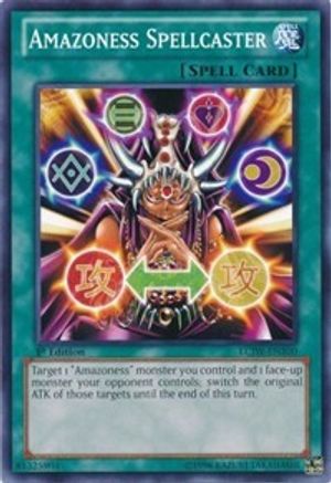 Amazoness Spellcaster (LCJW-EN100) - Legendary Collection 4: Joey's World 1st Edition Legendary Collection 4: Joey's World Yugioh Single Squirtle Squad Card Shop.
