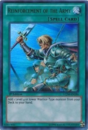 Reinforcement of the Army (LCJW-EN286) - Legendary Collection 4: Joey's World 1st Edition Legendary Collection 4: Joey's World Yugioh Single Squirtle Squad Card Shop.