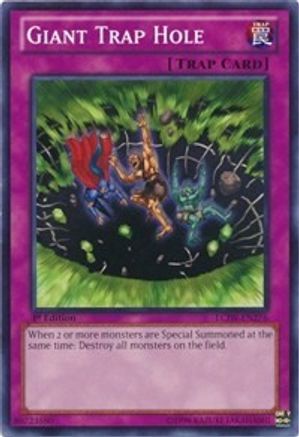 Giant Trap Hole (LCJW-EN276) - Legendary Collection 4: Joey's World 1st Edition Legendary Collection 4: Joey's World Yugioh Single Squirtle Squad Card Shop.