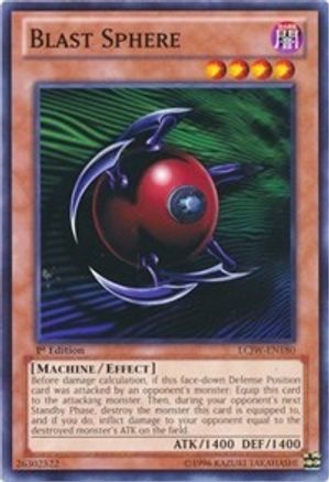 Blast Sphere (LCJW-EN180) - Legendary Collection 4: Joey's World 1st Edition Legendary Collection 4: Joey's World Yugioh Single Squirtle Squad Card Shop.