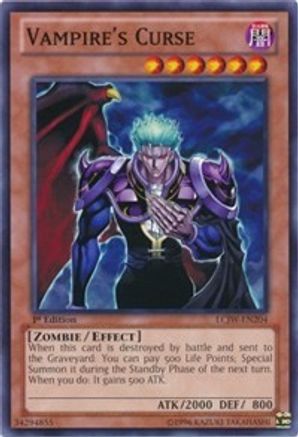 Vampire's Curse (LCJW-EN204) - Legendary Collection 4: Joey's World 1st Edition Legendary Collection 4: Joey's World Yugioh Single Squirtle Squad Card Shop.