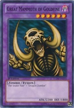 Great Mammoth of Goldfine (LCJW-EN210) - Legendary Collection 4: Joey's World 1st Edition Legendary Collection 4: Joey's World Yugioh Single Squirtle Squad Card Shop.