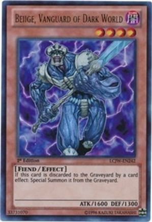 Beiige, Vanguard of Dark World (LCJW-EN242) - Legendary Collection 4: Joey's World 1st Edition Legendary Collection 4: Joey's World Yugioh Single Squirtle Squad Card Shop.