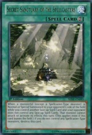 Secret Sanctuary of the Spellcasters (SHSP-EN095) - Shadow Specters Unlimited Shadow Specters Yugioh Single Squirtle Squad Card Shop.