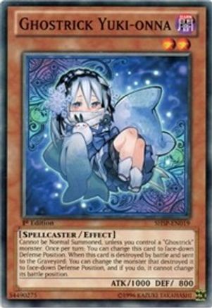 Ghostrick Yuki-onna (SHSP-EN019) - Shadow Specters Unlimited Shadow Specters Yugioh Single Squirtle Squad Card Shop.
