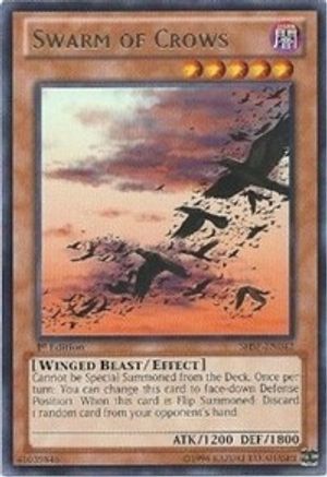 Swarm of Crows (SHSP-EN042) - Shadow Specters Unlimited Shadow Specters Yugioh Single Squirtle Squad Card Shop.