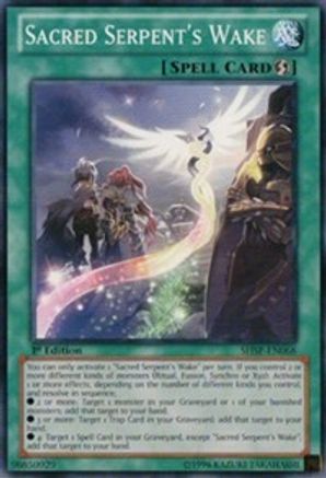Sacred Serpent's Wake (SHSP-EN068) - Shadow Specters Unlimited Shadow Specters Yugioh Single Squirtle Squad Card Shop.