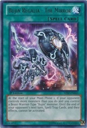 Bujin Regalia - The Mirror (SHSP-EN063) - Shadow Specters 1st Edition Shadow Specters Yugioh Single Squirtle Squad Card Shop.