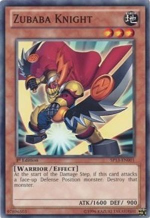 Zubaba Knight (SP13-EN001) - Star Pack 2013 Unlimited Star Pack 2013 Yugioh Single Squirtle Squad Card Shop.