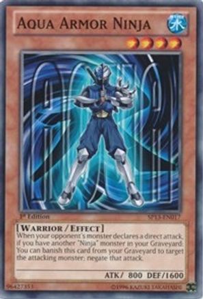 Aqua Armor Ninja (SP13-EN017) - Star Pack 2013 1st Edition Star Pack 2013 Yugioh Single Squirtle Squad Card Shop.