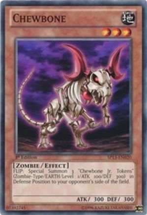 Chewbone (SP13-EN020) - Star Pack 2013 1st Edition Star Pack 2013 Yugioh Single Squirtle Squad Card Shop.