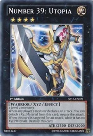 Number 39: Utopia (SP13-EN021) - Star Pack 2013 Unlimited Star Pack 2013 Yugioh Single Squirtle Squad Card Shop.