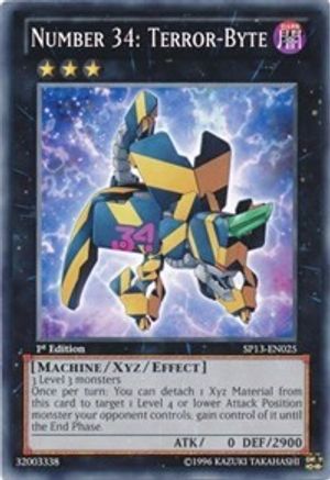 Number 34: Terror-Byte (SP13-EN025) - Star Pack 2013 Unlimited Star Pack 2013 Yugioh Single Squirtle Squad Card Shop.