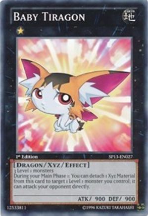Baby Tiragon (SP13-EN027) - Star Pack 2013 Unlimited Star Pack 2013 Yugioh Single Squirtle Squad Card Shop.