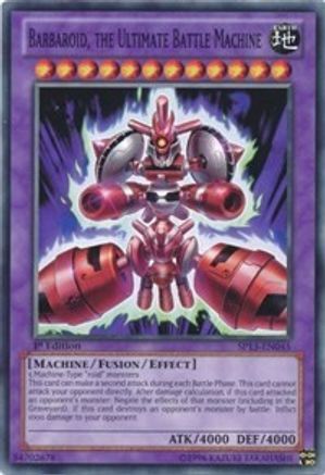 Barbaroid, the Ultimate Battle Machine (SP13-EN045) - Star Pack 2013 1st Edition Star Pack 2013 Yugioh Single Squirtle Squad Card Shop.