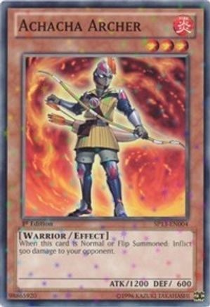 Achacha Archer (Starfoil) (SP13-EN004) - Star Pack 2013 1st Edition Star Pack 2013 Yugioh Single Squirtle Squad Card Shop.