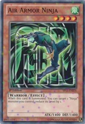 Air Armor Ninja (Starfoil) (SP13-EN016) - Star Pack 2013 1st Edition Star Pack 2013 Yugioh Single Squirtle Squad Card Shop.