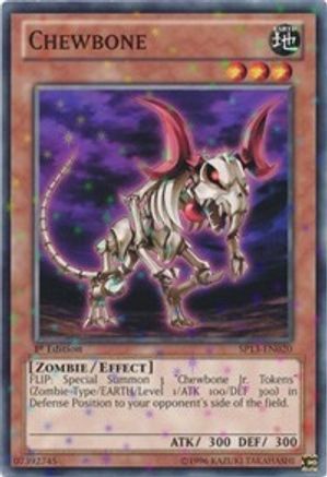 Chewbone (Starfoil) (SP13-EN020) - Star Pack 2013 1st Edition Star Pack 2013 Yugioh Single Squirtle Squad Card Shop.