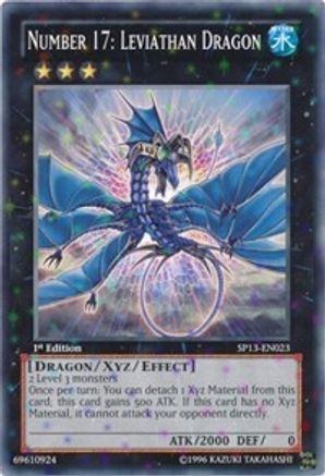 Number 17: Leviathan Dragon (Starfoil) (SP13-EN023) - Star Pack 2013 1st Edition Star Pack 2013 Yugioh Single Squirtle Squad Card Shop.