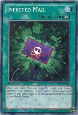 Infected Mail (Starfoil) (SP13-EN033) - Star Pack 2013 1st Edition Star Pack 2013 Yugioh Single Squirtle Squad Card Shop.