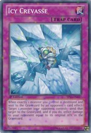 Icy Crevasse (Starfoil) (SP13-EN037) - Star Pack 2013 Unlimited Star Pack 2013 Yugioh Single Squirtle Squad Card Shop.